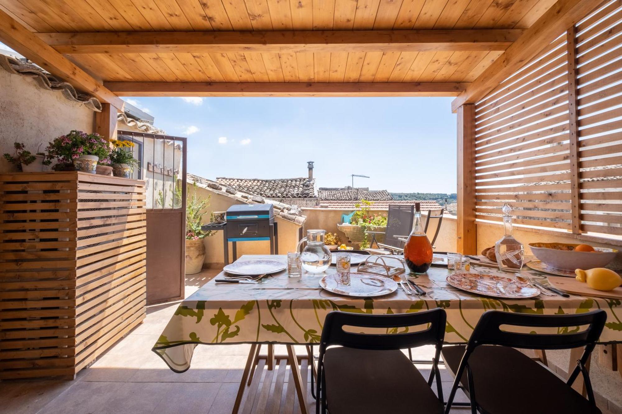 Si-Moutique Le Case Degli Avi Barocche, Con Terrazza Panoramica Modica Zewnętrze zdjęcie